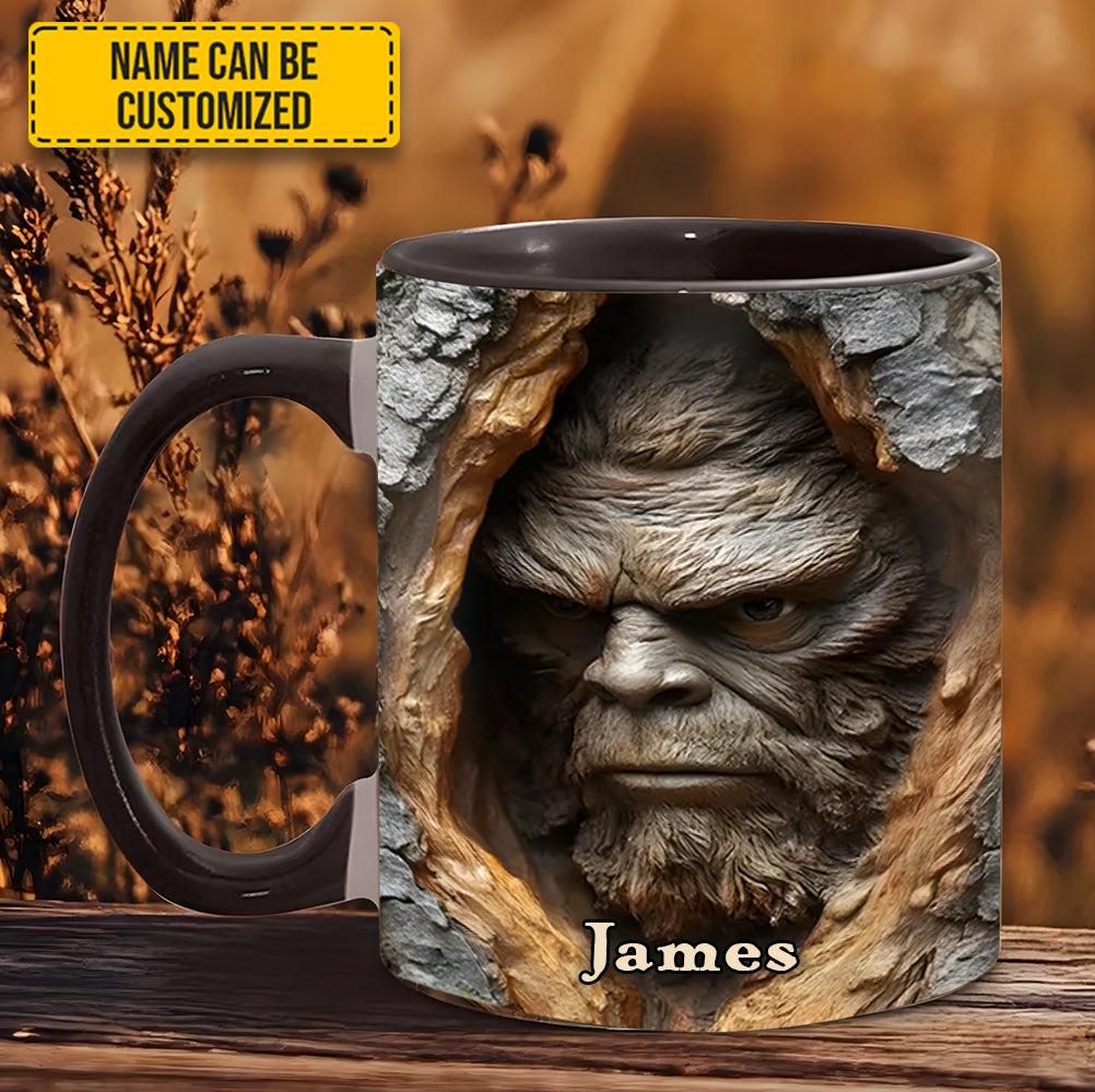 Personalized Bigfoot Accent Mug The Lurker Unique Bigfoot Gifts For Him Her - Image 2