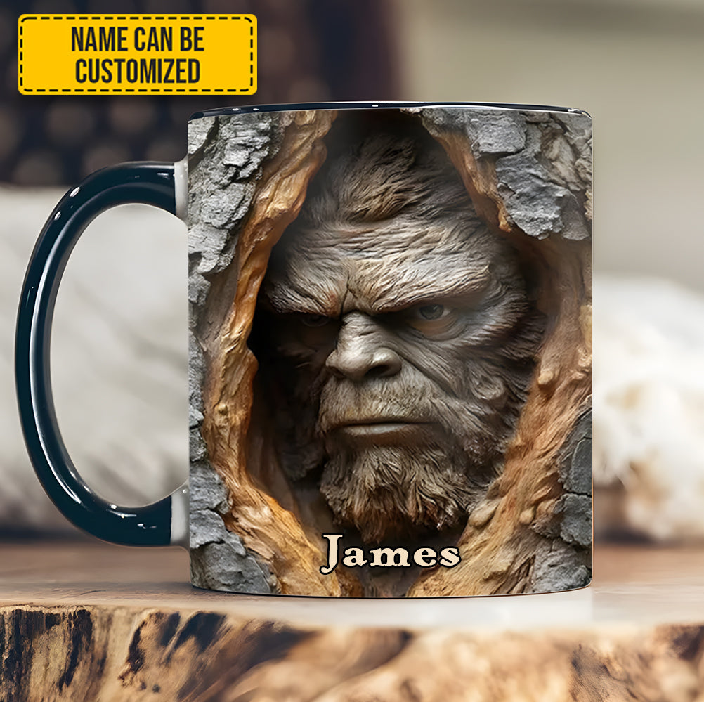 Personalized Bigfoot Accent Mug The Lurker Unique Bigfoot Gifts For Him Her - Image 4