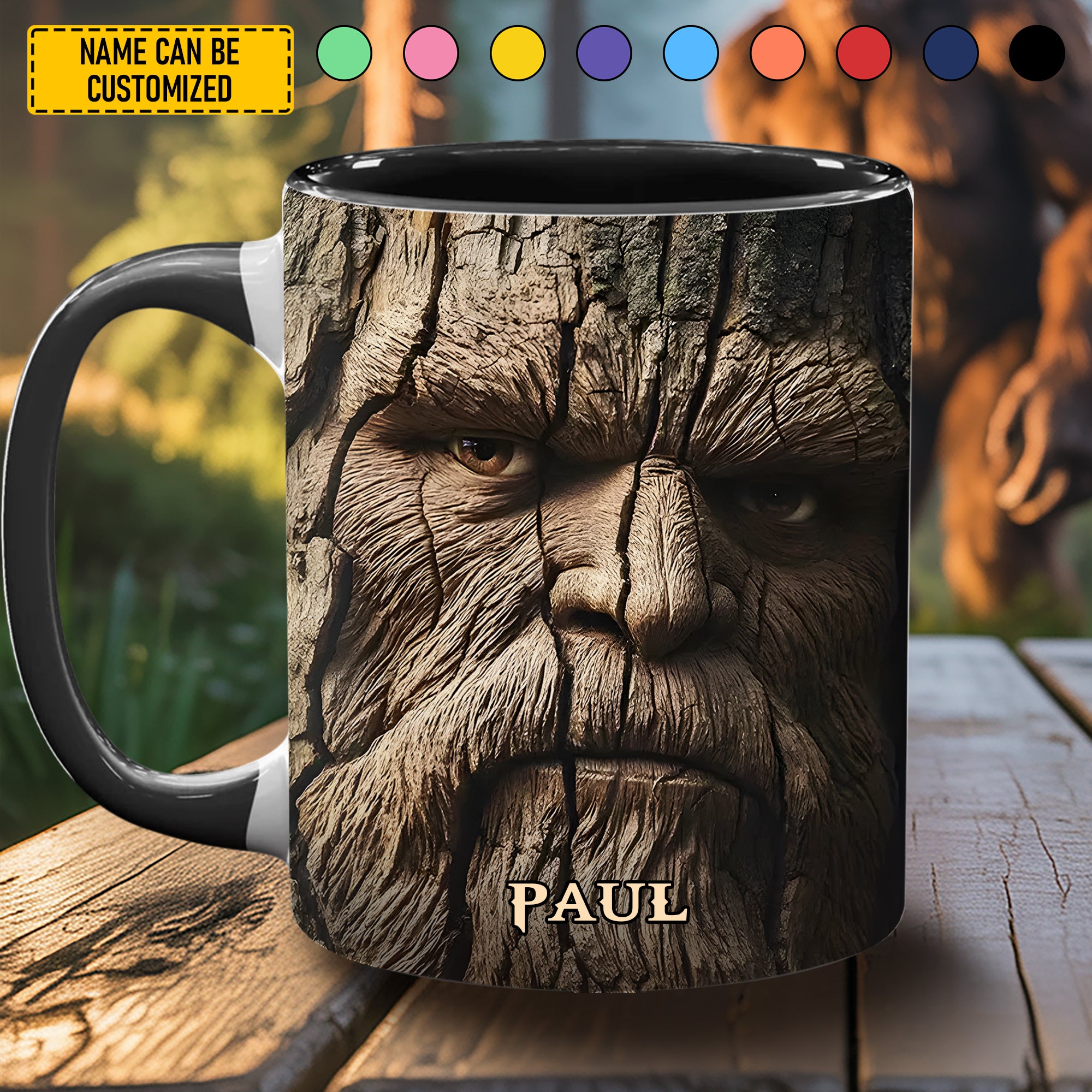 Personalized Bigfoot Accent Mug Timber Beast Gifts For Bigfoot Lovers