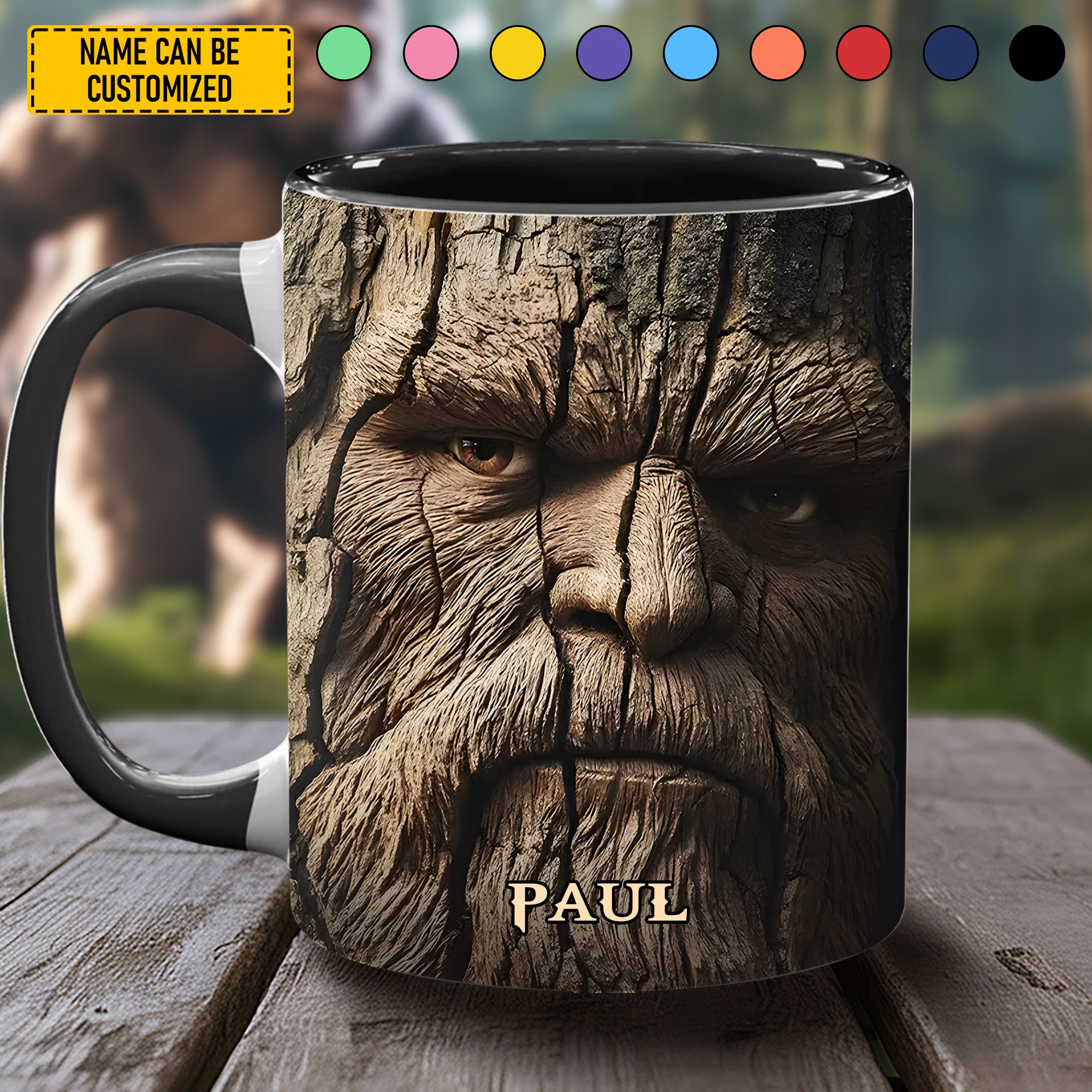 Personalized Bigfoot Accent Mug Timber Beast Gifts For Bigfoot Lovers - Image 2