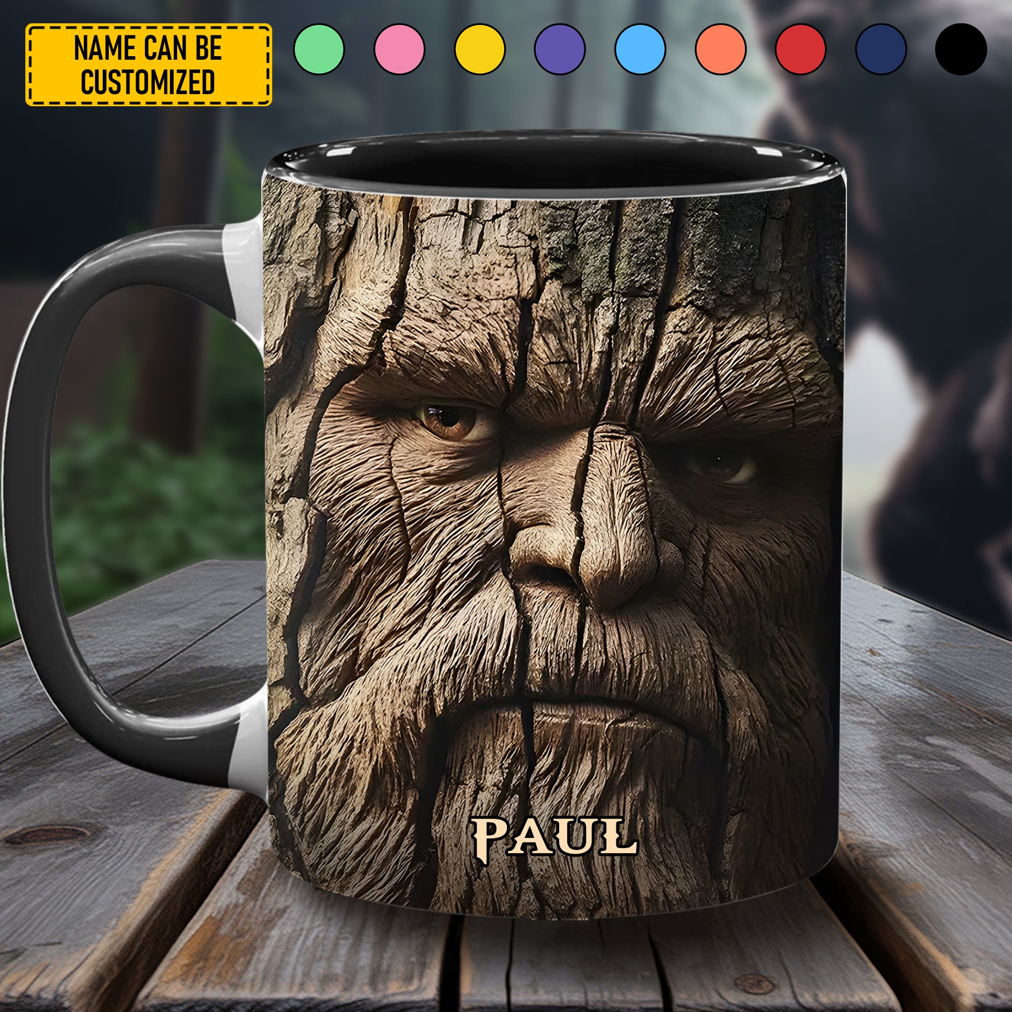 Personalized Bigfoot Accent Mug Timber Beast Gifts For Bigfoot Lovers - Image 4