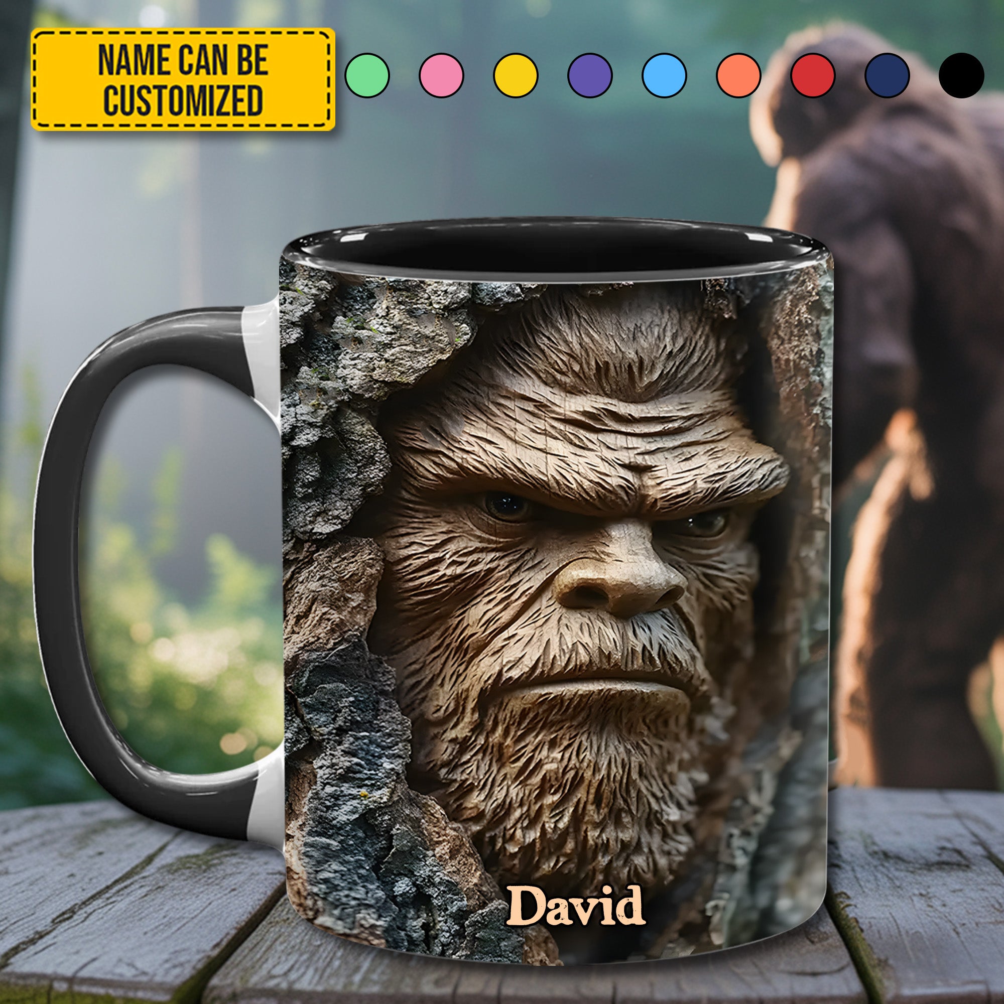 Personalized Bigfoot Accent Mug Wildlife Bigfoot Gift Ideas
