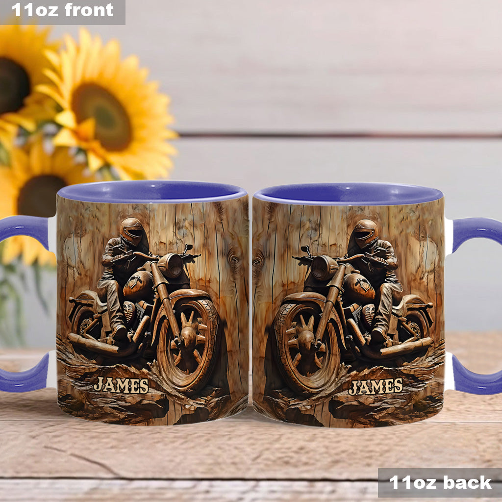 Personalized Biker Accent Mug Biker Gift For Harley Davidson Fans