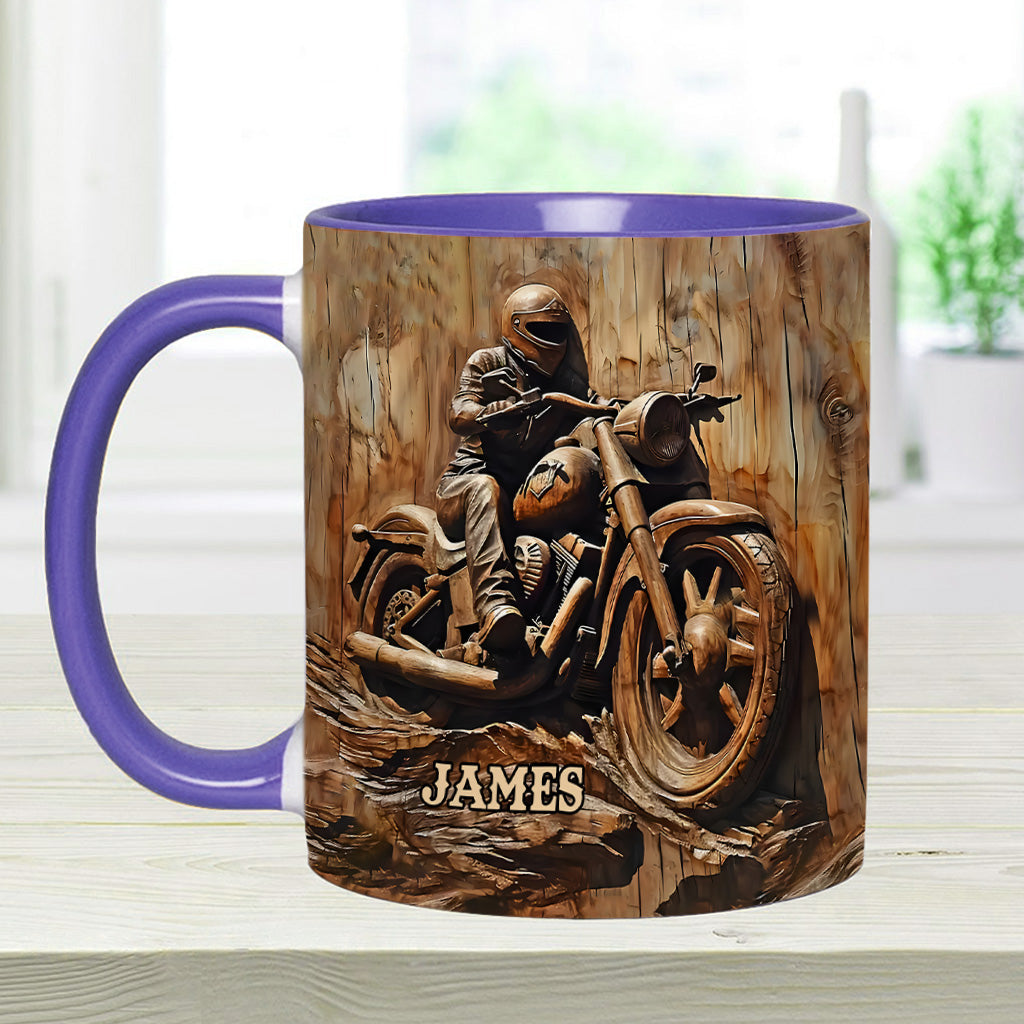 Personalized Biker Accent Mug Biker Gift For Harley Davidson Fans - Image 5