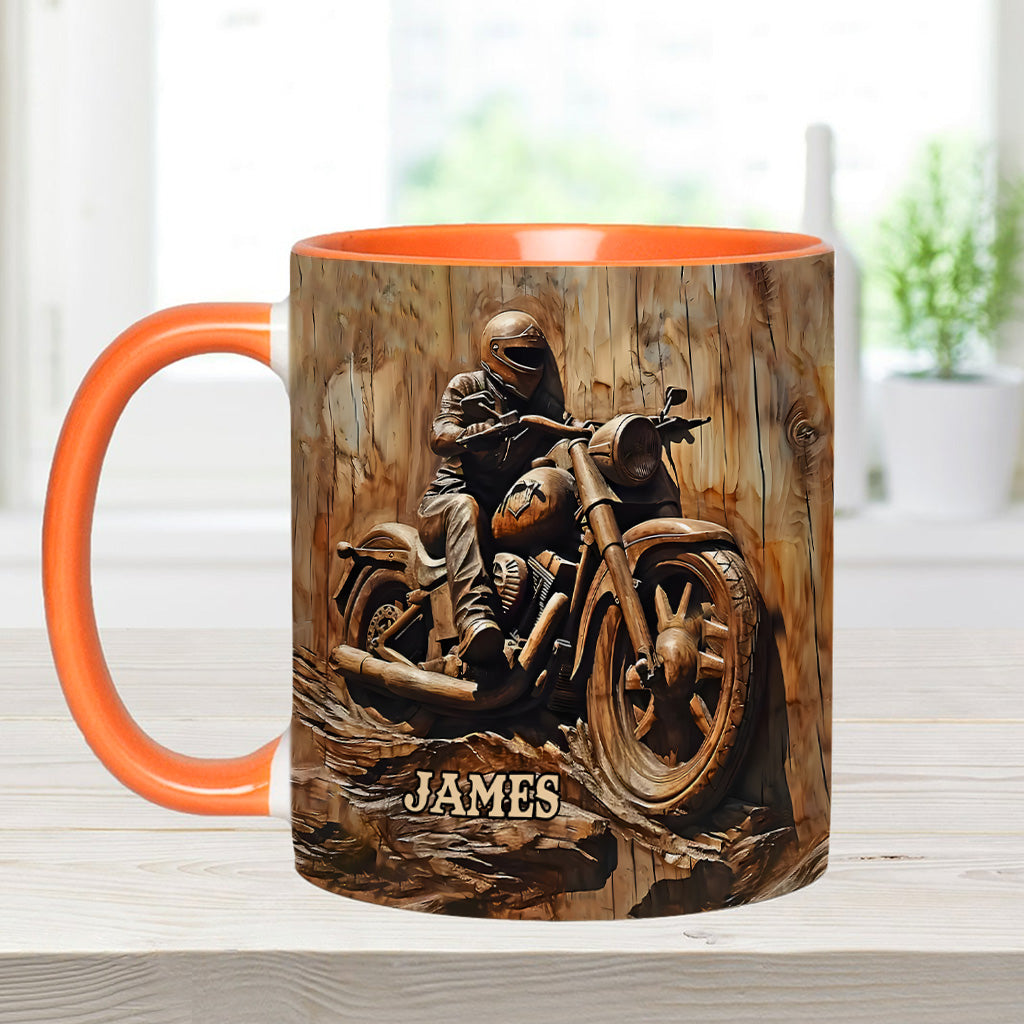 Personalized Biker Accent Mug Biker Gift For Harley Davidson Fans - Image 4