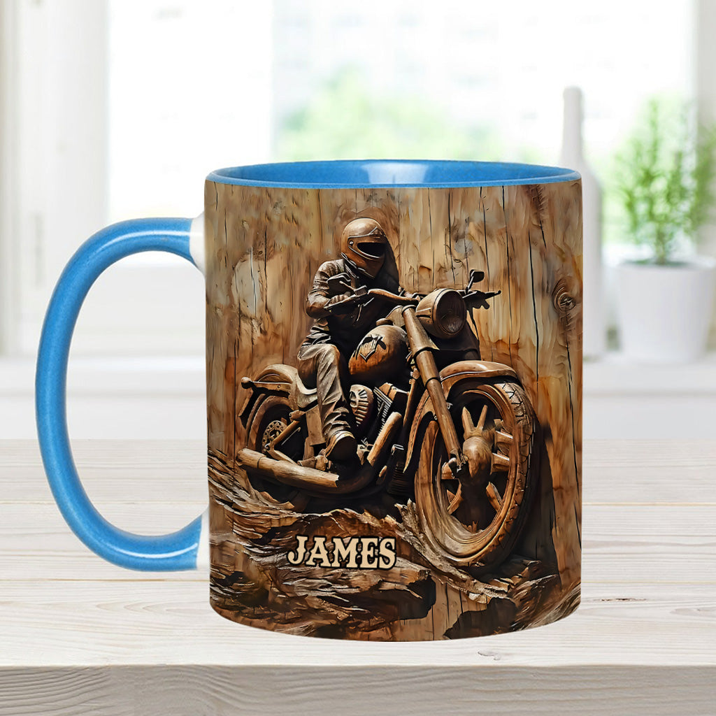 Personalized Biker Accent Mug Biker Gift For Harley Davidson Fans - Image 3