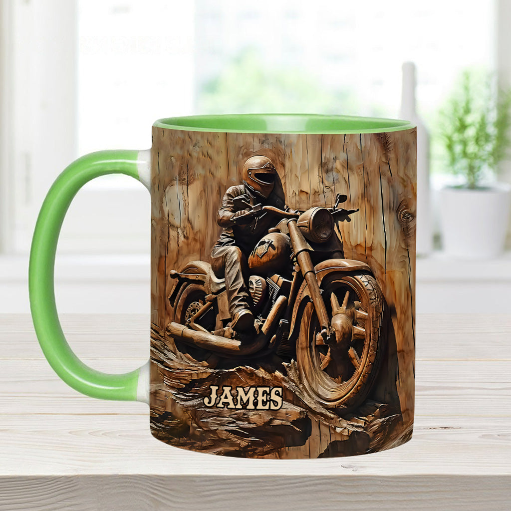 Personalized Biker Accent Mug Biker Gift For Harley Davidson Fans - Image 2