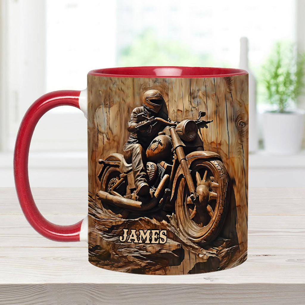 Personalized Biker Accent Mug Biker Gift For Harley Davidson Fans - Image 8