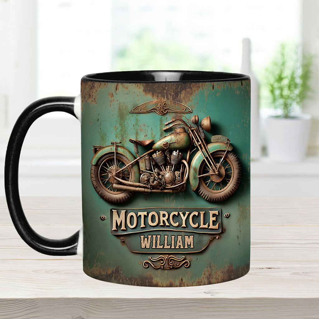 Personalized Biker Accent Mug Motorcycle Lover Motorcycle Themed Gift - Image 6