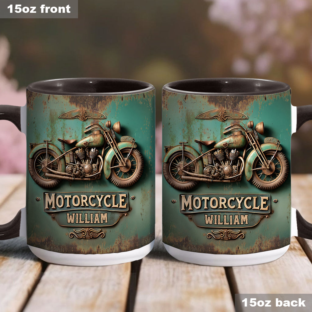 Personalized Biker Accent Mug Motorcycle Lover Motorcycle Themed Gift - Image 4