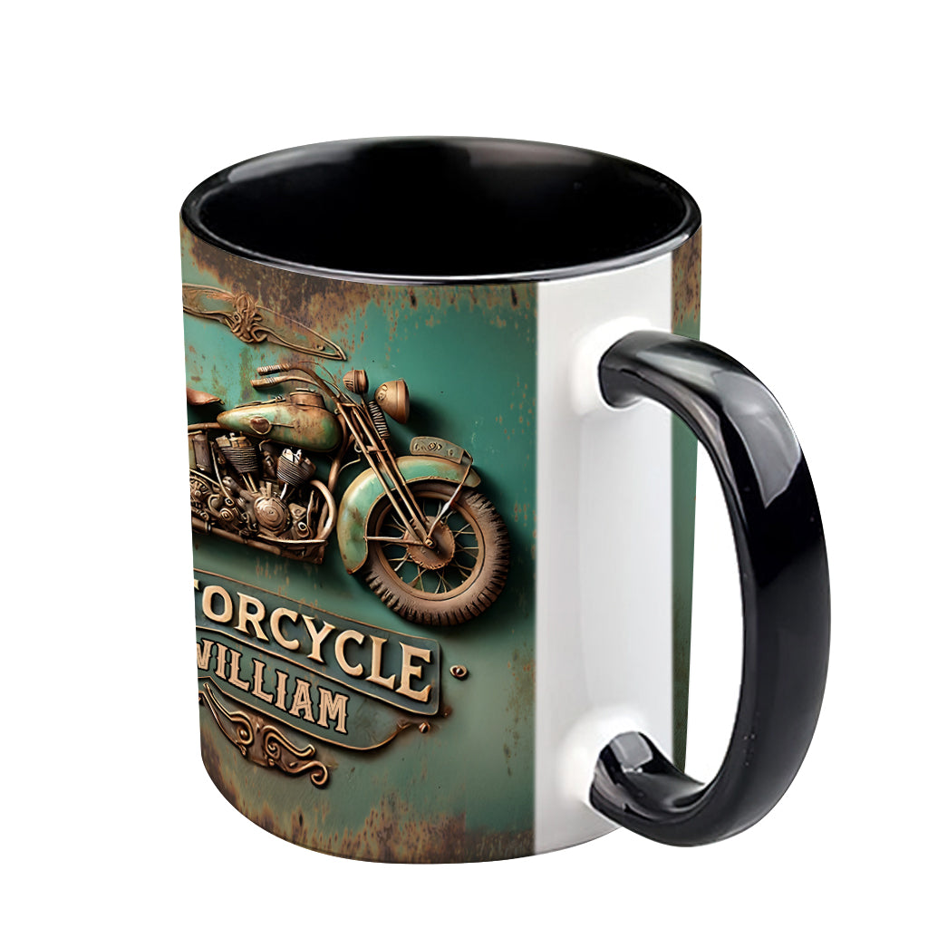 Personalized Biker Accent Mug Motorcycle Lover Motorcycle Themed Gift - Image 5