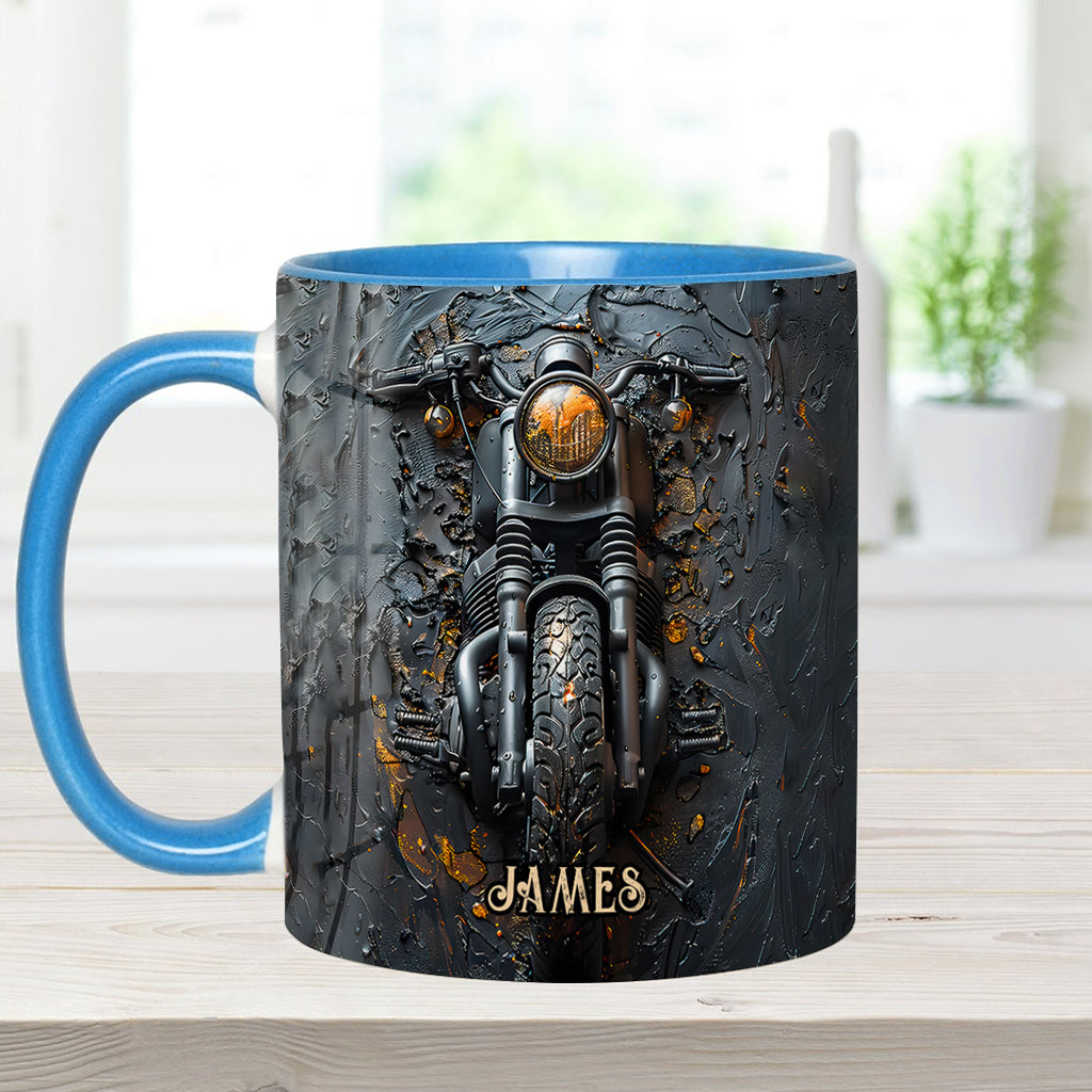 Personalized Biker Accent Mug Never Underestimate An Old Man With A Motorcycle Gift For Biker Enthusiasts - Image 7