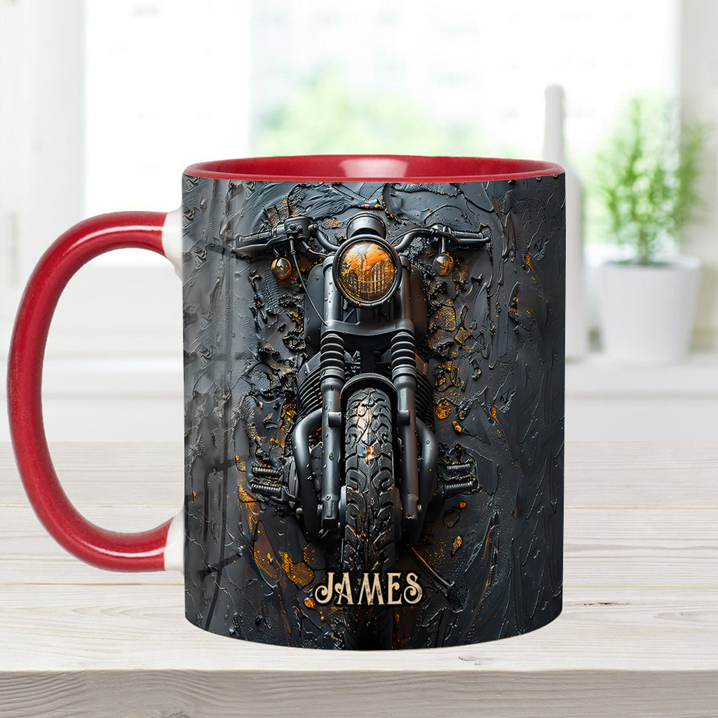 Personalized Biker Accent Mug Never Underestimate An Old Man With A Motorcycle Gift For Biker Enthusiasts - Image 9