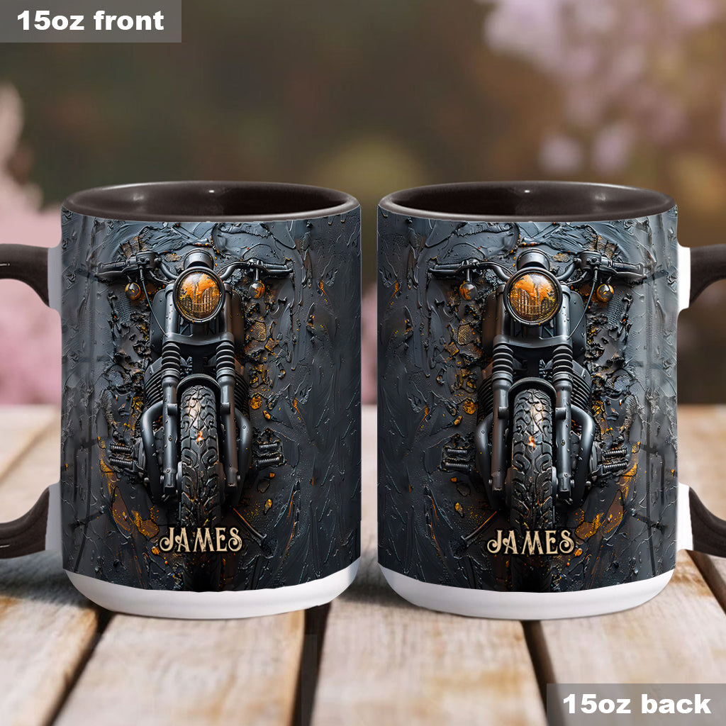 Personalized Biker Accent Mug Never Underestimate An Old Man With A Motorcycle Gift For Biker Enthusiasts - Image 4