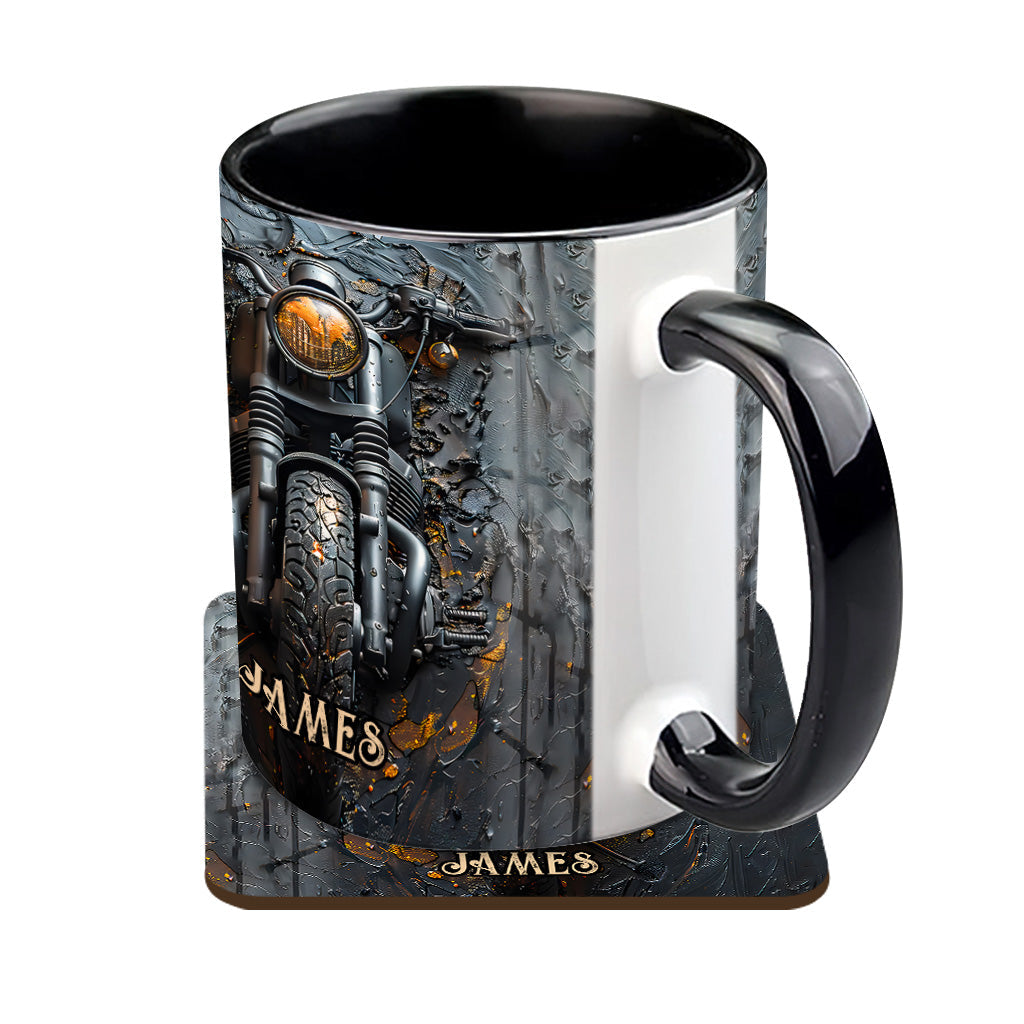 Personalized Biker Accent Mug Never Underestimate An Old Man With A Motorcycle Gift For Biker Enthusiasts - Image 6