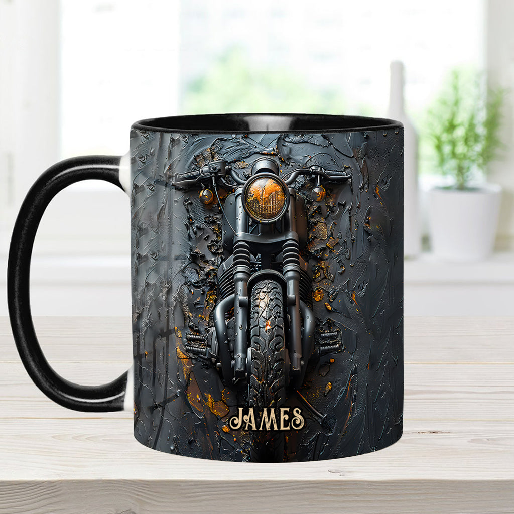 Personalized Biker Accent Mug Never Underestimate An Old Man With A Motorcycle Gift For Biker Enthusiasts - Image 8