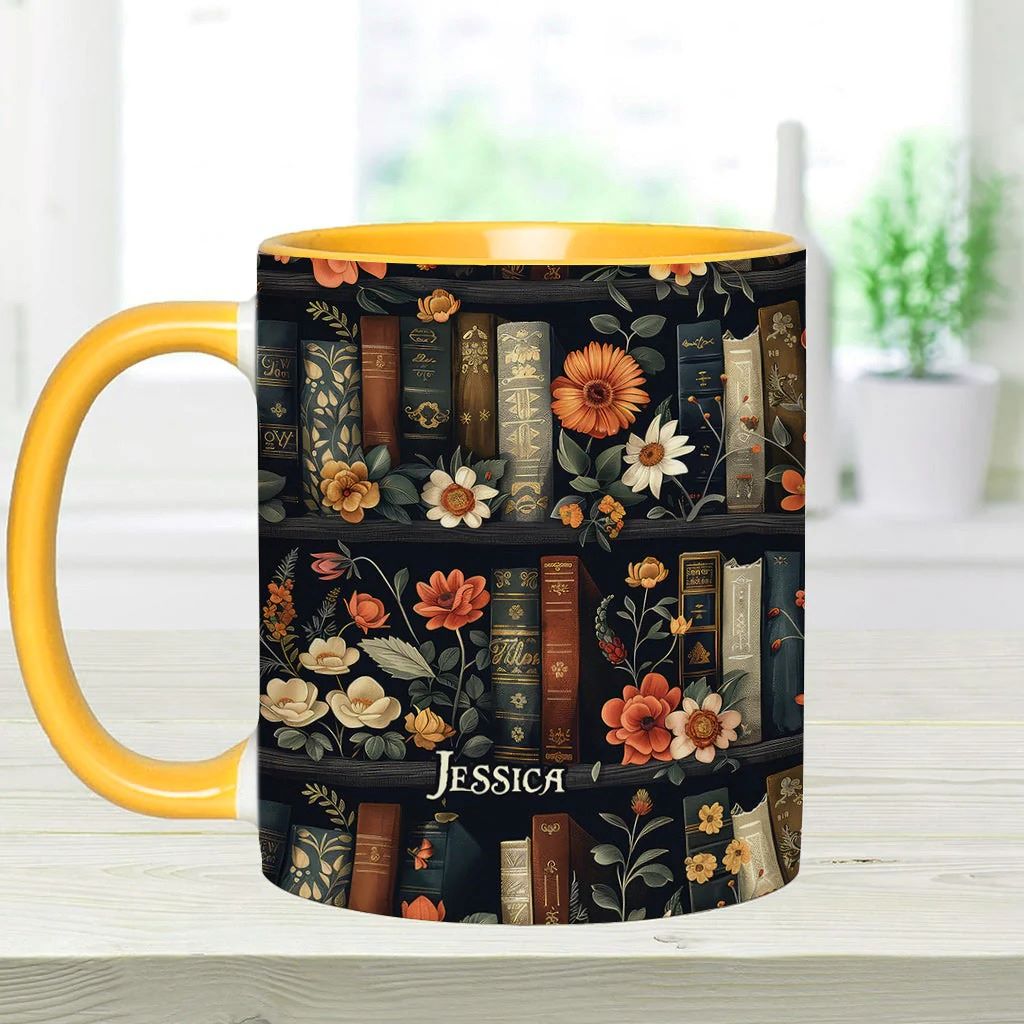 Personalized Book Accent Mug Yes I Do Need All These Books Gift For Boyfriends - Image 6