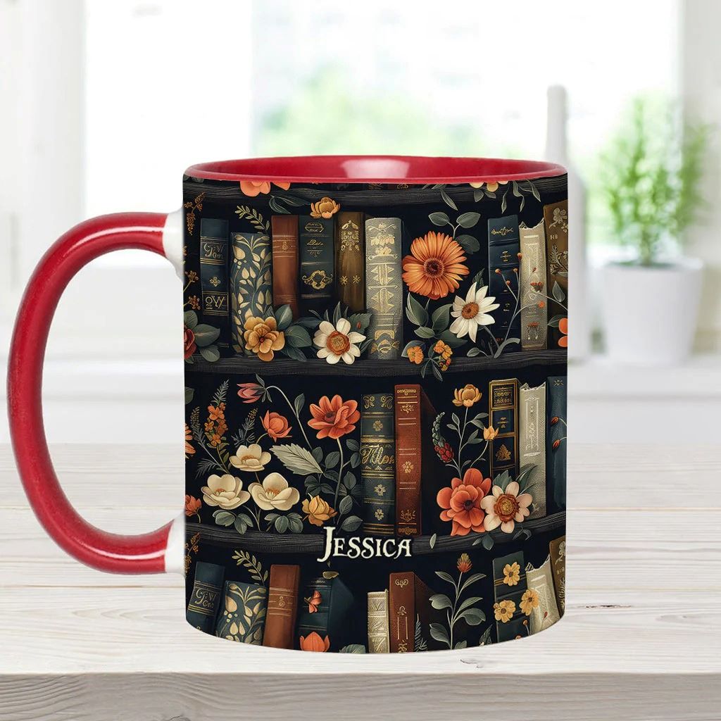 Personalized Book Accent Mug Yes I Do Need All These Books Gift For Boyfriends - Image 8
