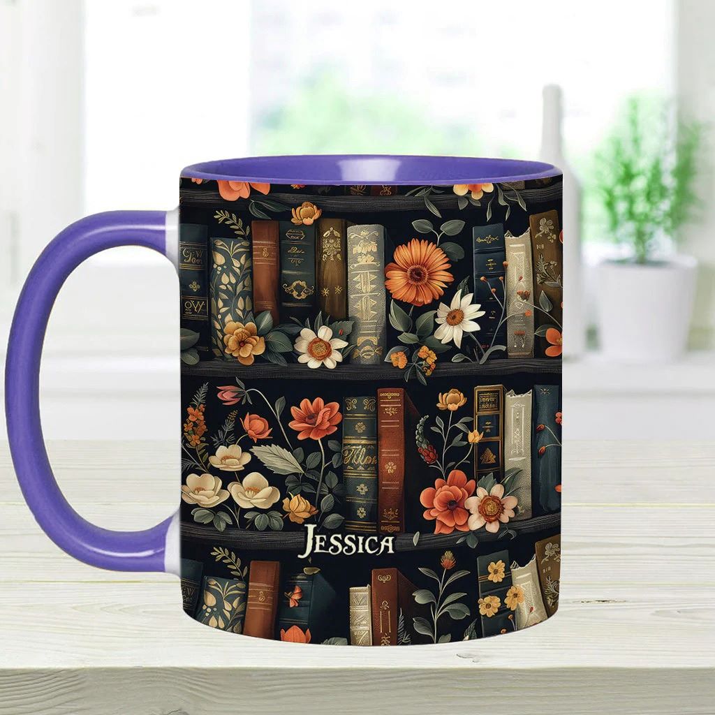 Personalized Book Accent Mug Yes I Do Need All These Books Gift For Boyfriends - Image 5