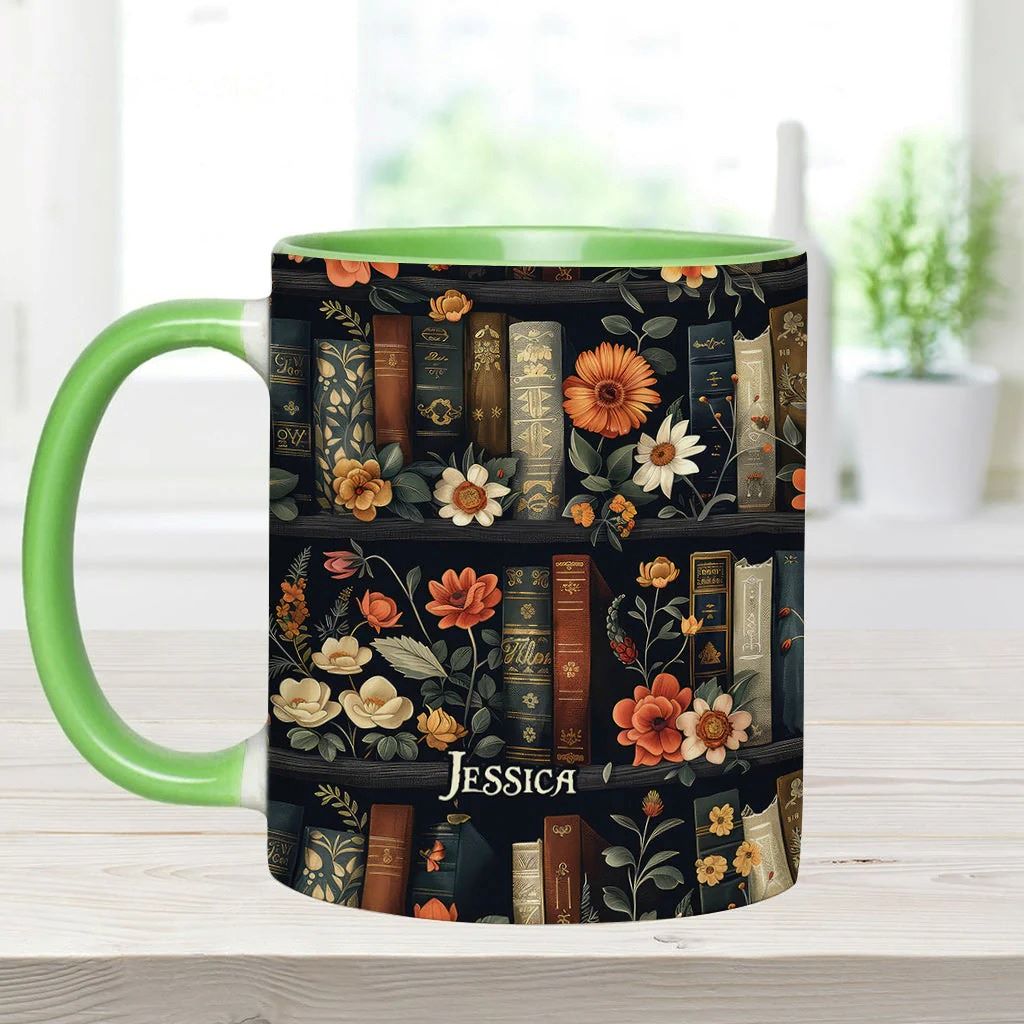 Personalized Book Accent Mug Yes I Do Need All These Books Gift For Boyfriends - Image 2