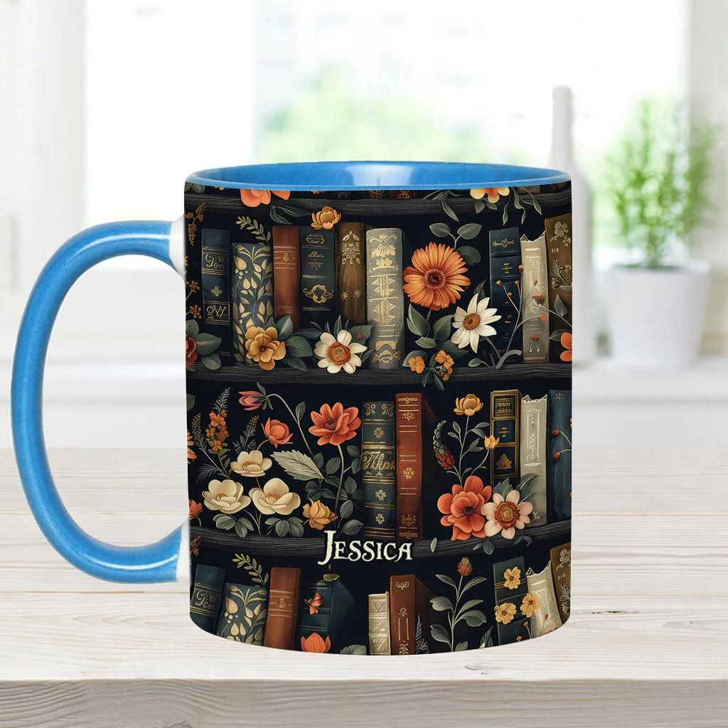 Personalized Book Accent Mug Yes I Do Need All These Books Gift For Boyfriends - Image 3