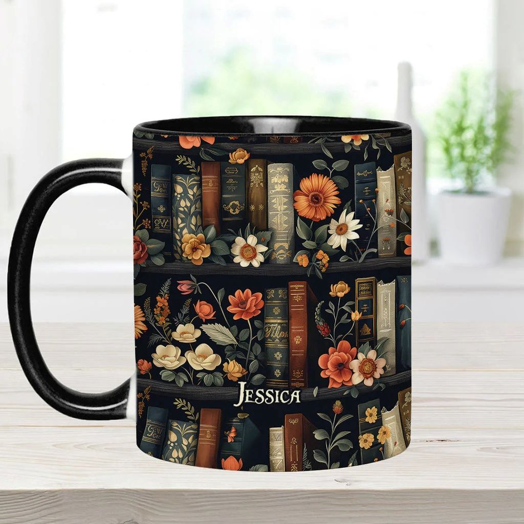 Personalized Book Accent Mug Yes I Do Need All These Books Gift For Boyfriends - Image 7