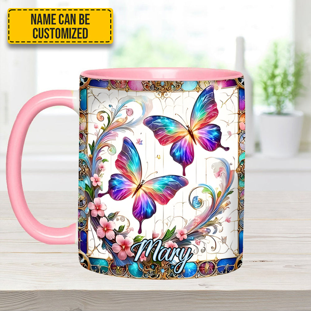 Personalized Butterfly Accent Mug Beautiful Butterflies Butterfly Lover Gifts For Women - Image 14