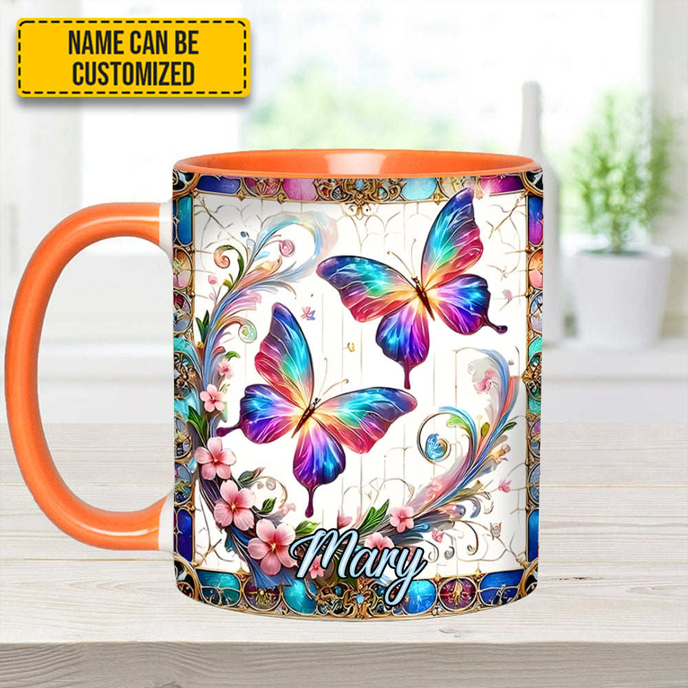 Personalized Butterfly Accent Mug Beautiful Butterflies Butterfly Lover Gifts For Women - Image 13