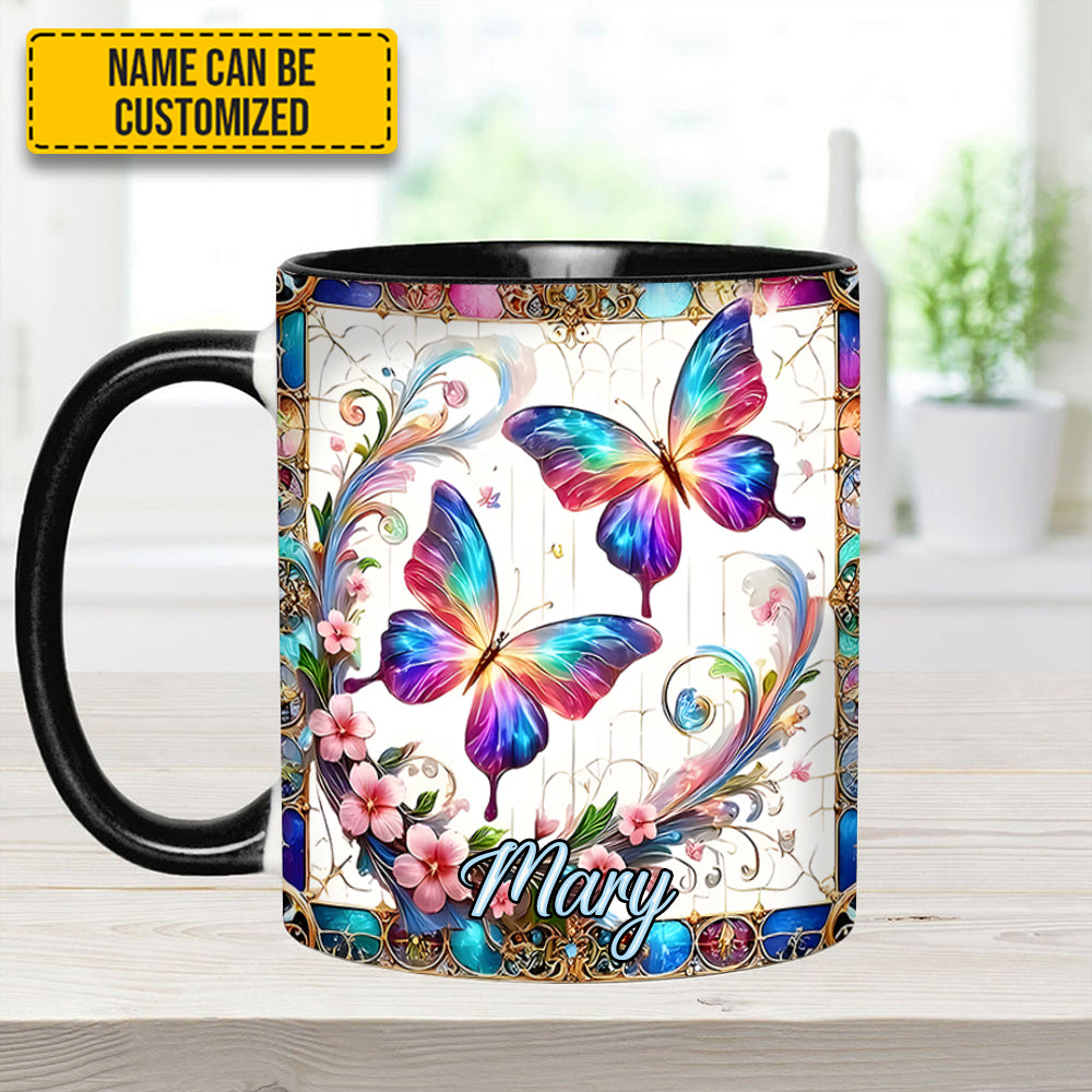Personalized Butterfly Accent Mug Beautiful Butterflies Butterfly Lover Gifts For Women - Image 7