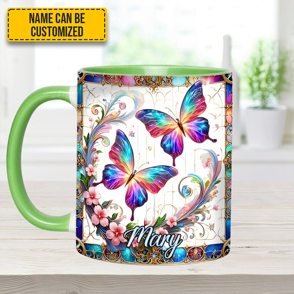 Personalized Butterfly Accent Mug Beautiful Butterflies Butterfly Lover Gifts For Women - Image 10