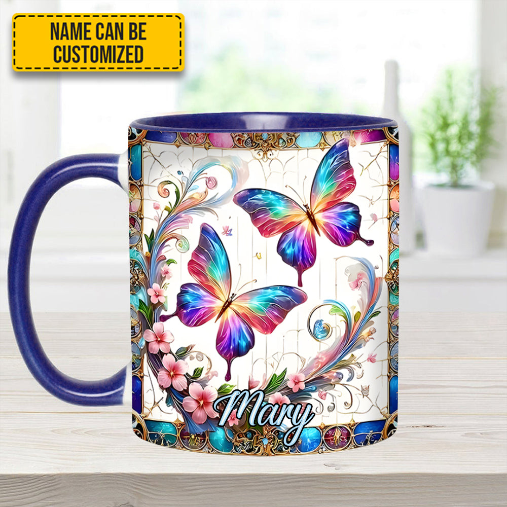 Personalized Butterfly Accent Mug Beautiful Butterflies Butterfly Lover Gifts For Women - Image 12
