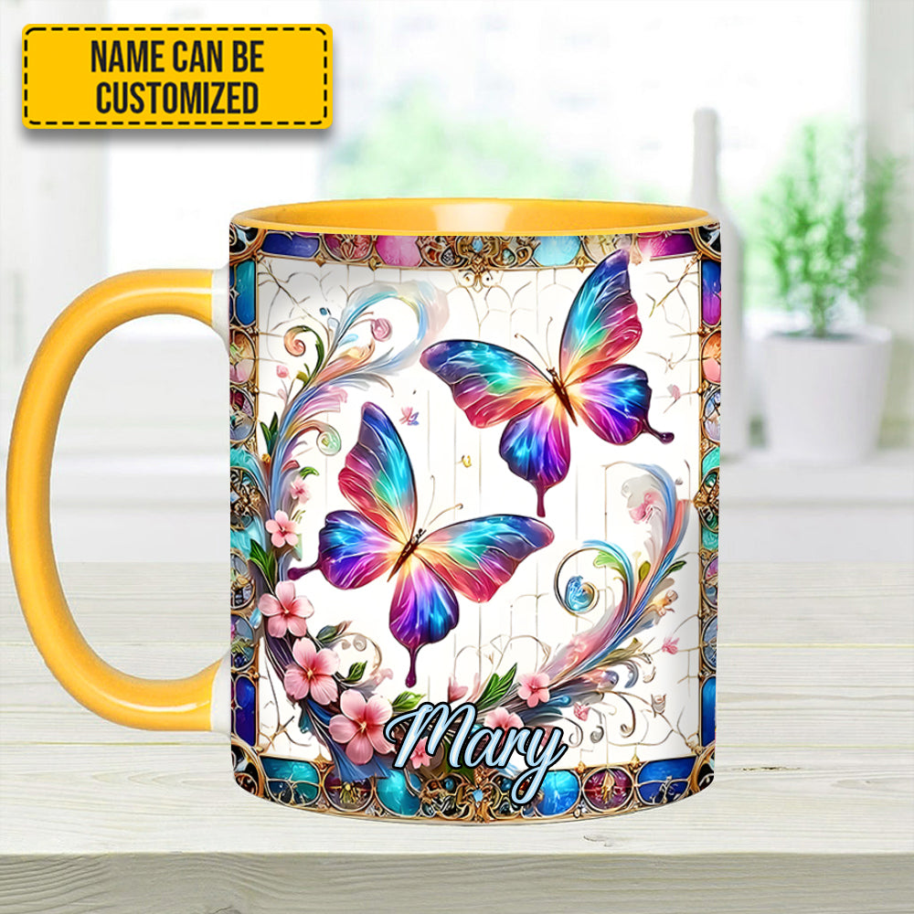 Personalized Butterfly Accent Mug Beautiful Butterflies Butterfly Lover Gifts For Women - Image 15