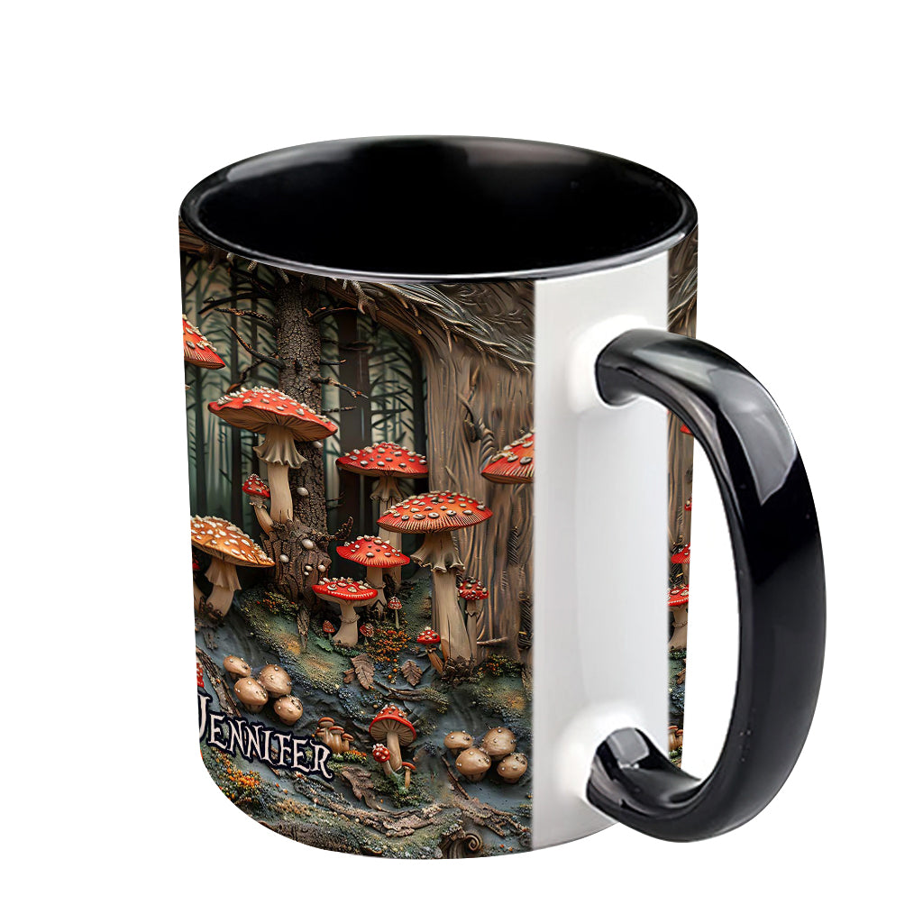 Personalized Camping Accent Mug Into The Forest Gift For Wilderness Explorerst - Image 4
