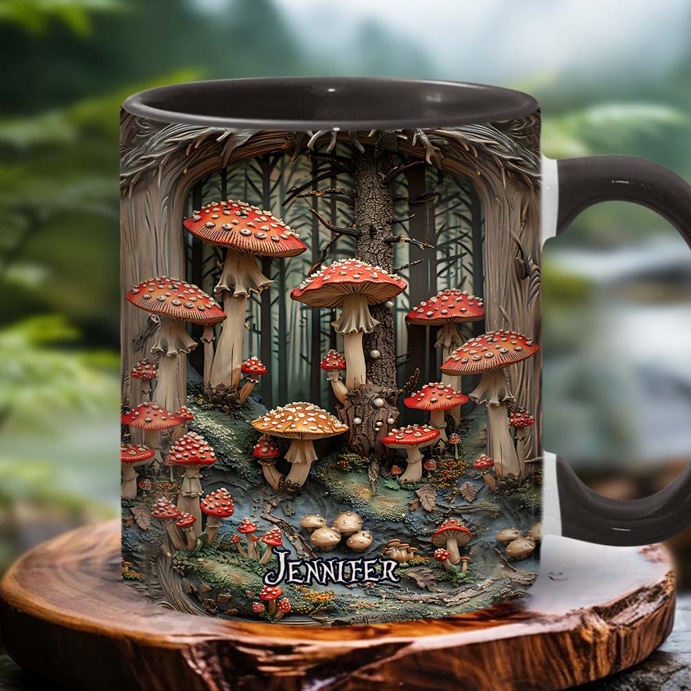 Personalized Camping Accent Mug Into The Forest Gift For Wilderness Explorerst