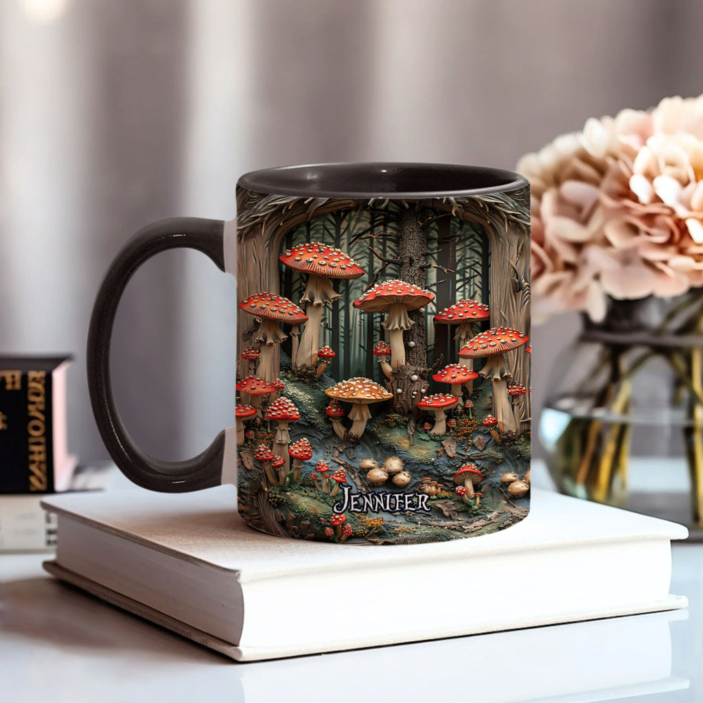 Personalized Camping Accent Mug Into The Forest Gift For Wilderness Explorerst - Image 3
