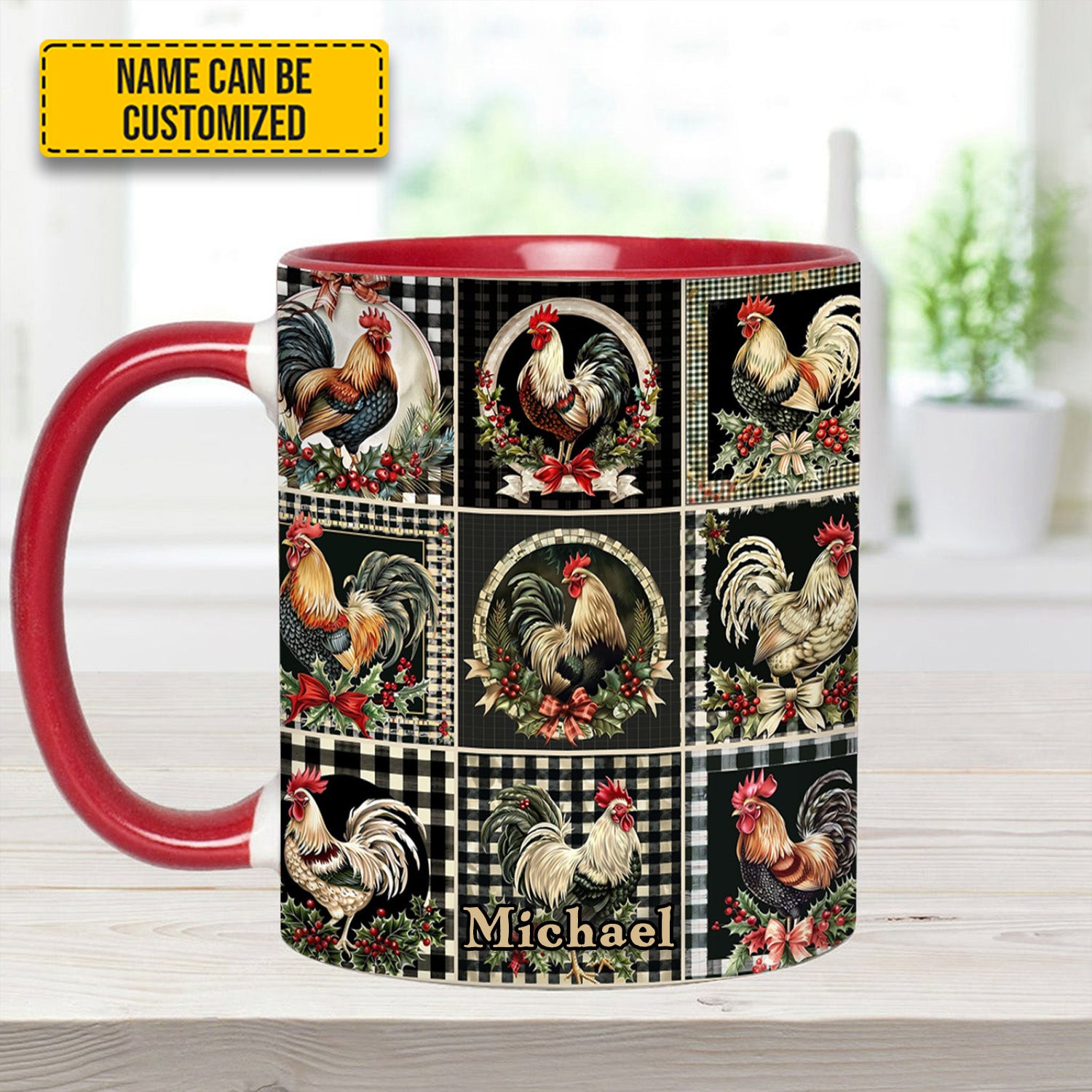 Personalized Chicken Accent Mug Chicken Collection Accent Mug Unique Gifts For Chicken Lovers - Image 7