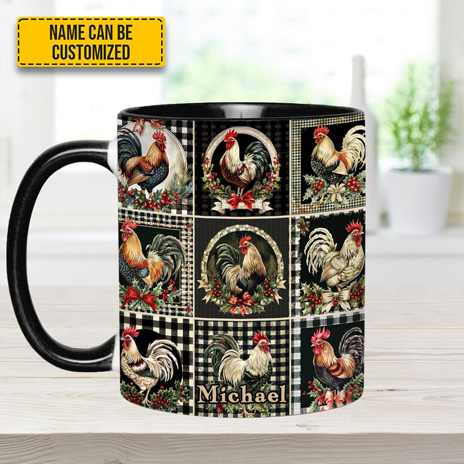 Personalized Chicken Accent Mug Chicken Collection Accent Mug Unique Gifts For Chicken Lovers - Image 6