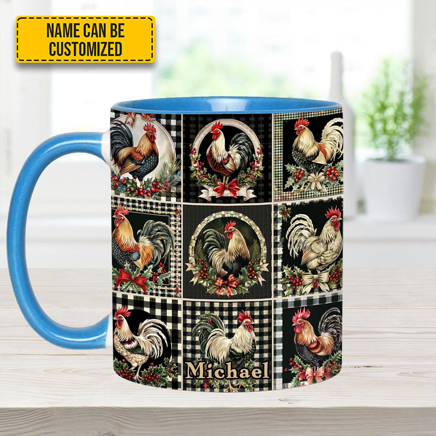 Personalized Chicken Accent Mug Chicken Collection Accent Mug Unique Gifts For Chicken Lovers - Image 9