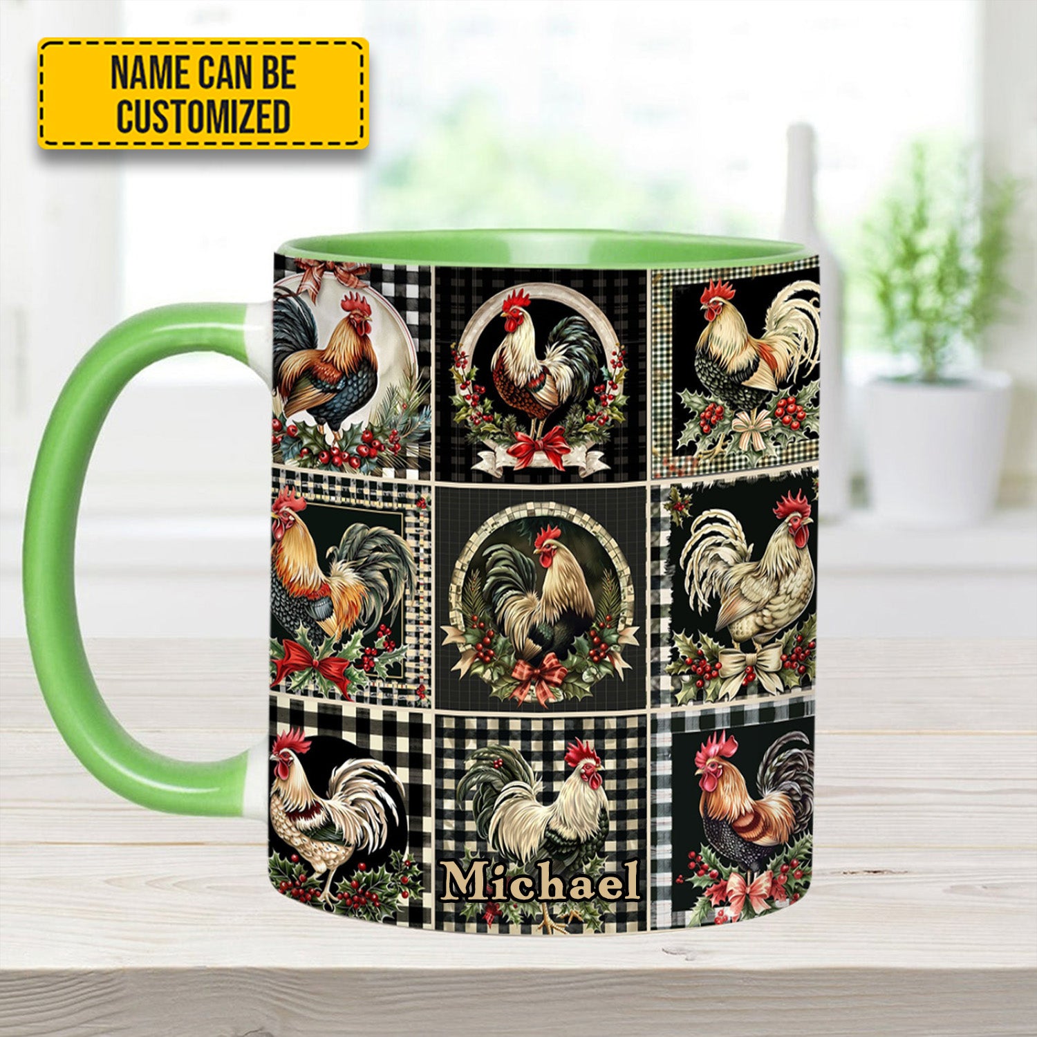 Personalized Chicken Accent Mug Chicken Collection Accent Mug Unique Gifts For Chicken Lovers - Image 8