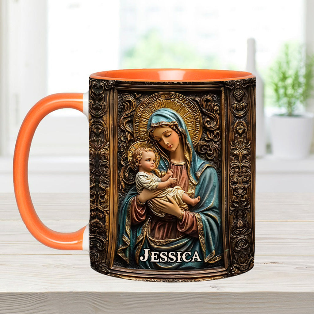 Personalized Christian Accent Mug Believer Gift For Stoner Fashionistas - Image 9