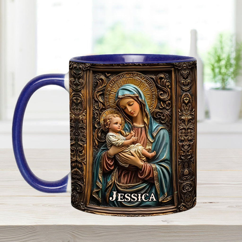 Personalized Christian Accent Mug Believer Gift For Stoner Fashionistas - Image 7