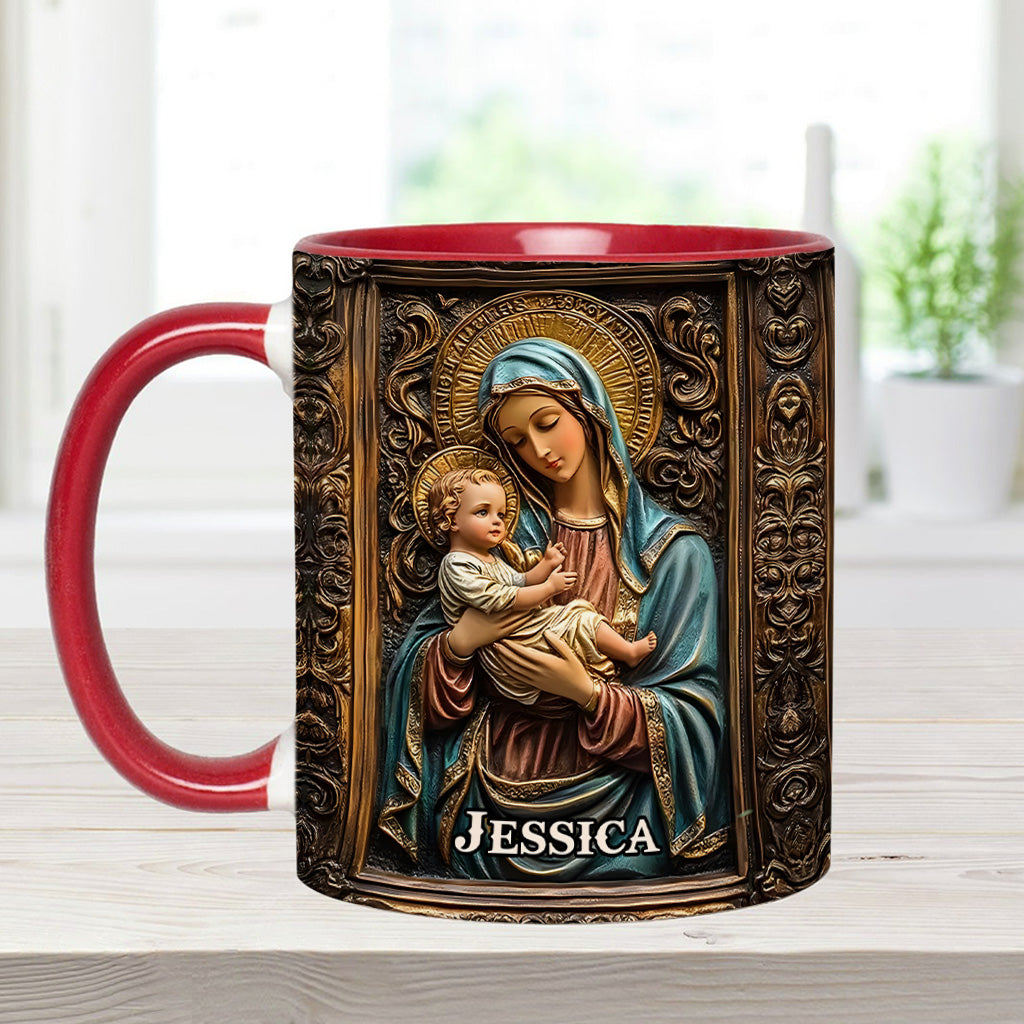 Personalized Christian Accent Mug Believer Gift For Stoner Fashionistas - Image 14