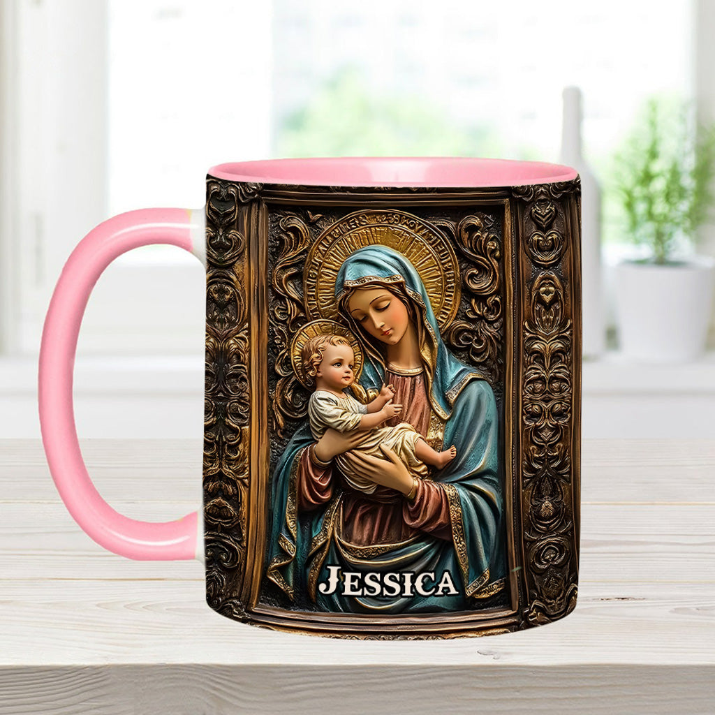 Personalized Christian Accent Mug Believer Gift For Stoner Fashionistas - Image 8