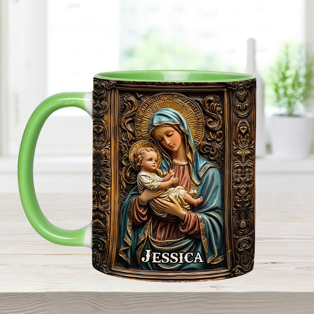 Personalized Christian Accent Mug Believer Gift For Stoner Fashionistas - Image 15