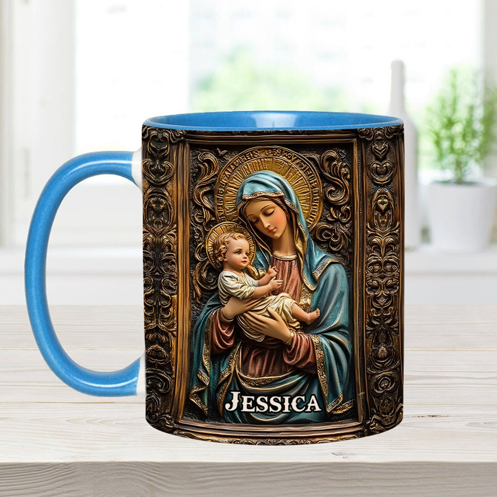 Personalized Christian Accent Mug Believer Gift For Stoner Fashionistas - Image 16