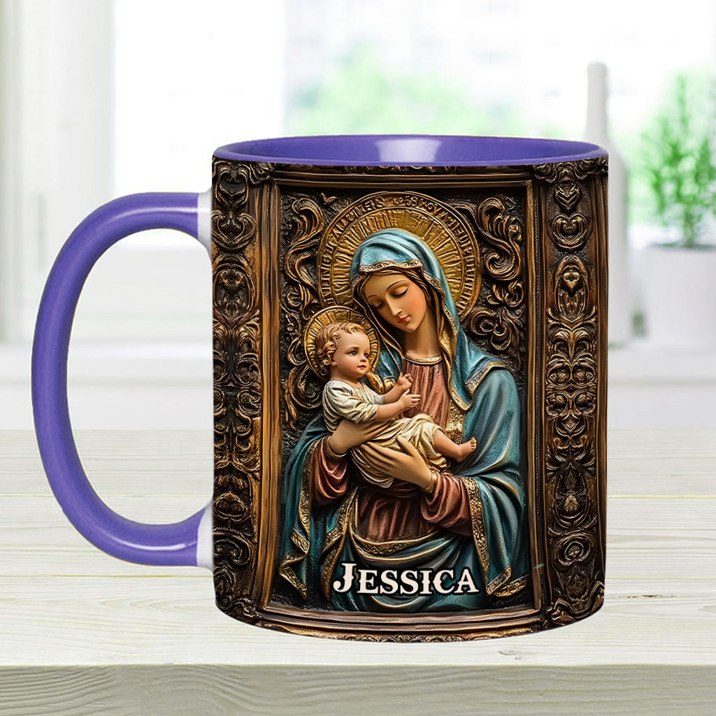 Personalized Christian Accent Mug Believer Gift For Stoner Fashionistas - Image 11