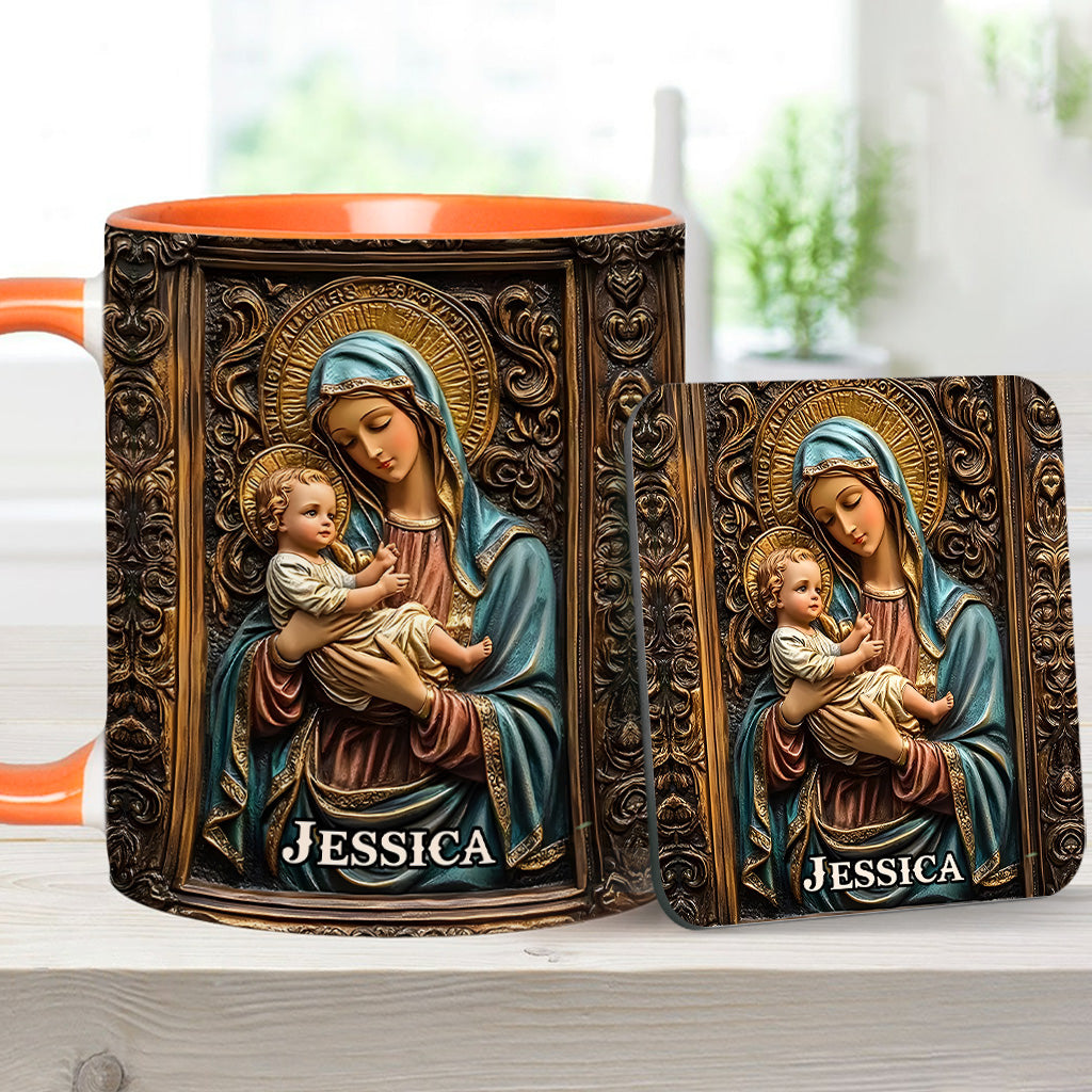 Personalized Christian Accent Mug Believer Gift For Stoner Fashionistas - Image 5
