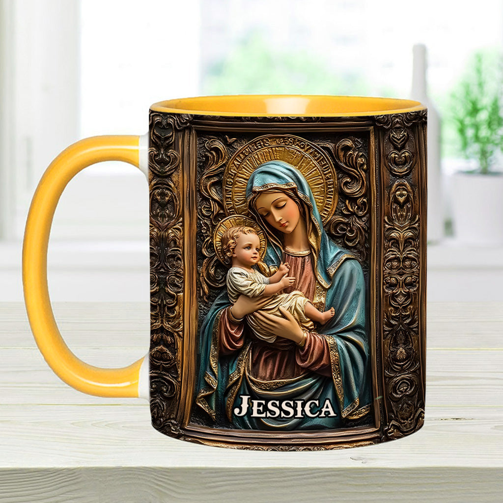 Personalized Christian Accent Mug Believer Gift For Stoner Fashionistas - Image 10