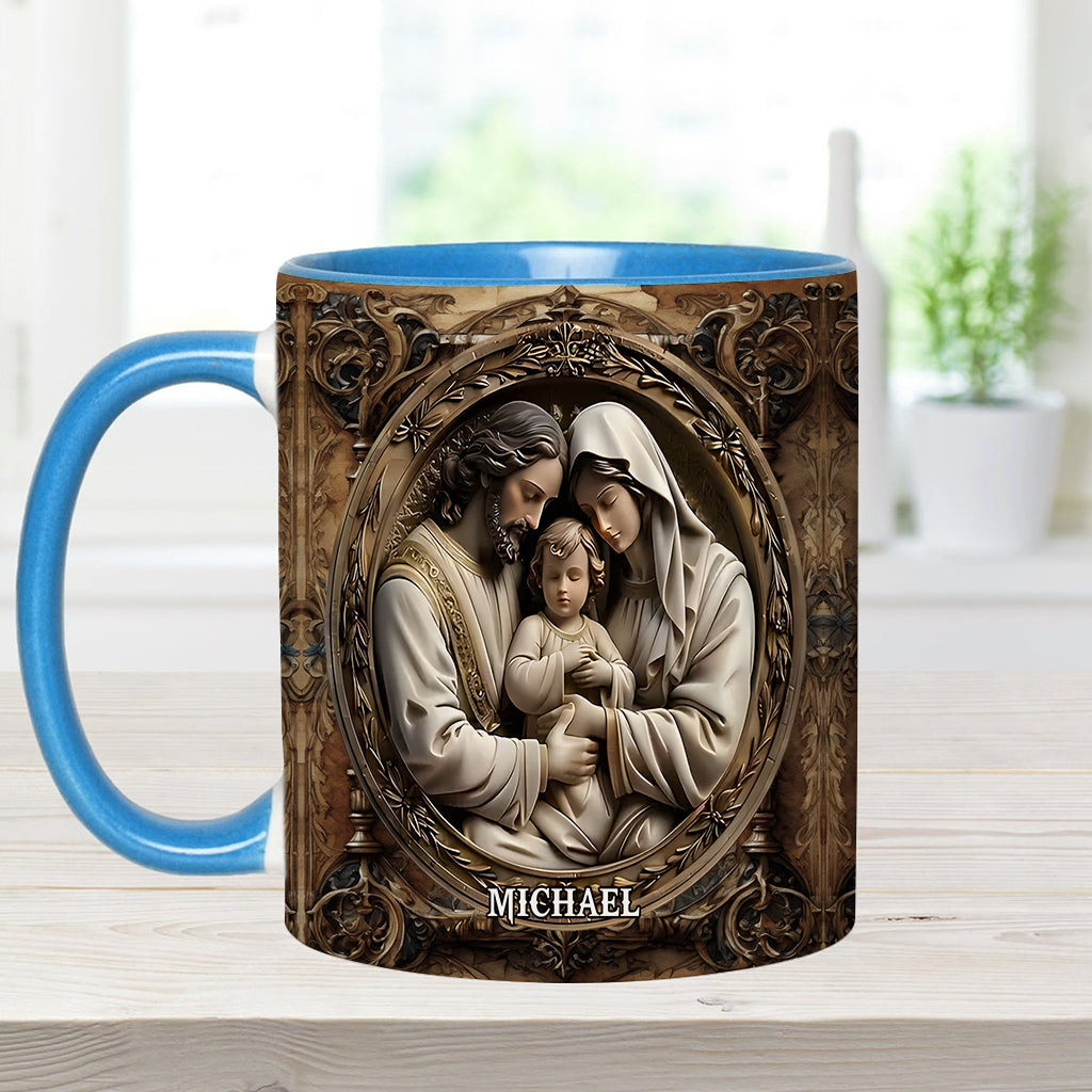 Personalized Christian Accent Mug I Believe In Him Funny Stoner Chick Gift - Image 3