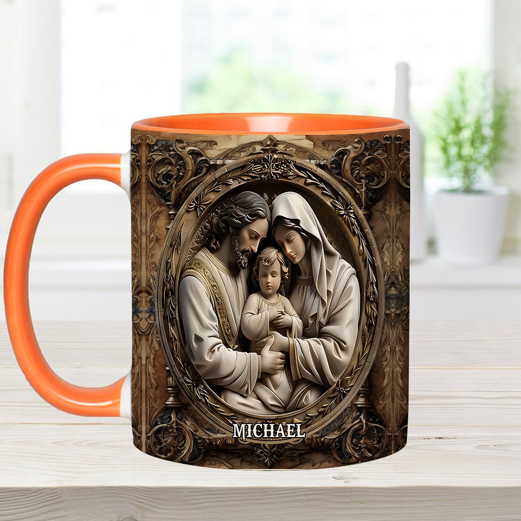Personalized Christian Accent Mug I Believe In Him Funny Stoner Chick Gift - Image 4